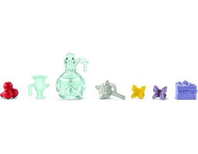 Schleich 42445 Třpytivý květinový dům s jednorožci, jezerem a stájí