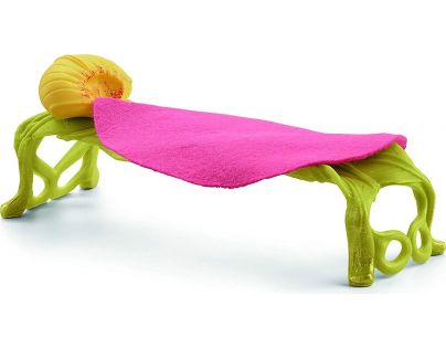 Schleich 42445 Třpytivý květinový dům s jednorožci, jezerem a stájí