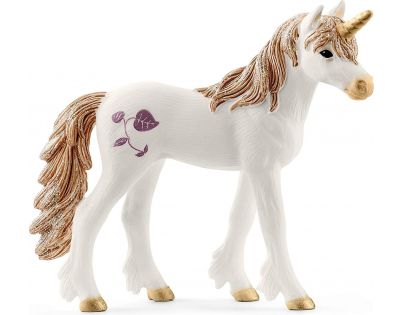 Schleich 42445 Třpytivý květinový dům s jednorožci, jezerem a stájí