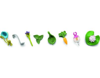 Schleich 42445 Třpytivý květinový dům s jednorožci, jezerem a stájí