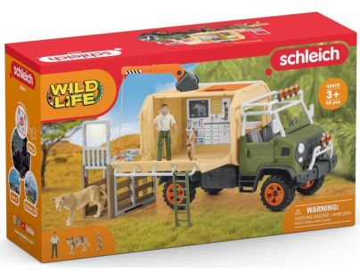 Schleich Velký záchranný vůz pro zvířata
