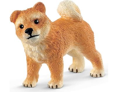 Schleich Fenka a štěně Shiba Inu