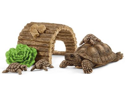 Schleich 42506 Želví rodinka s domečkem