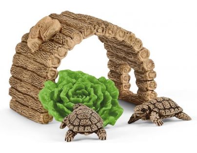 Schleich 42506 Želví rodinka s domečkem