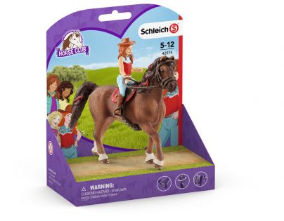 Schleich Zrzka Hannah a kůň Cayenne