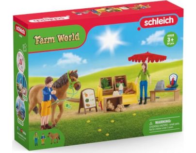 Schleich Mobilní farmářský stánek