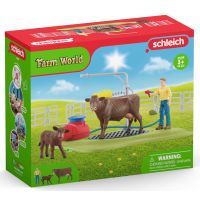 Schleich 42529 Mycí stanice pro krávy 2