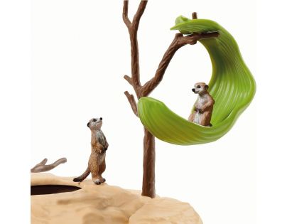 Schleich Surikaty a jejich hravé prolézání