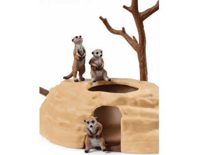Schleich Surikaty a jejich hravé prolézání
