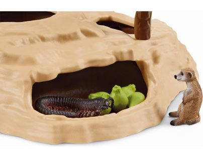 Schleich Surikaty a jejich hravé prolézání