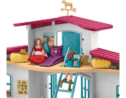 Schleich Stáj s příslušenstvím u jezera