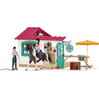 Schleich 42592 Kavárna pro jezdce - Poškozený obal 2