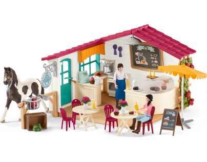 Schleich Nová kavárna pro jezdce