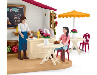 Schleich Nová kavárna pro jezdce