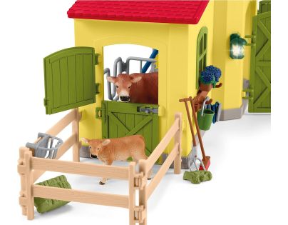 Schleich Velká farma se zvířátky a příslušenstvím - Poškozený obal