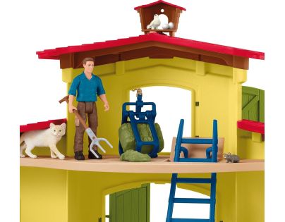 Schleich Velká farma se zvířátky a příslušenstvím - Poškozený obal
