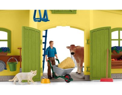 Schleich Velká farma se zvířátky a příslušenstvím - Poškozený obal