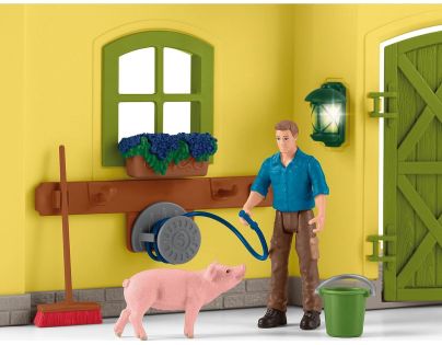 Schleich Velká farma se zvířátky a příslušenstvím - Poškozený obal