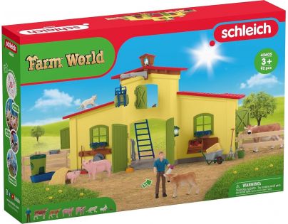 Schleich Velká farma se zvířátky a příslušenstvím