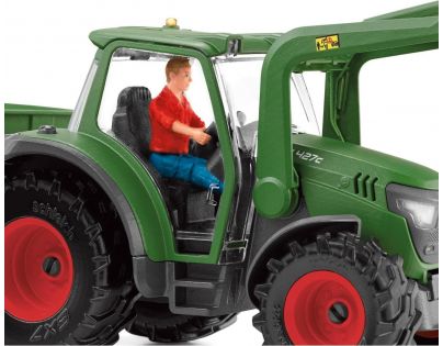 Schleich Traktor s přívěsem