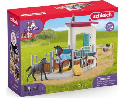 Schleich Box pro koně s křeslem a hříbětem