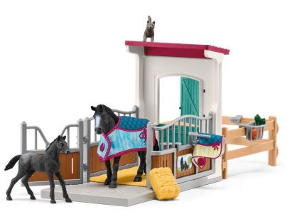 Schleich Box pro koně s křeslem a hříbětem