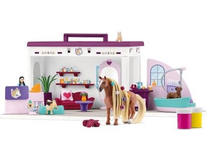 Schleich Sofiin salon krásy pro domácí mazlíčky