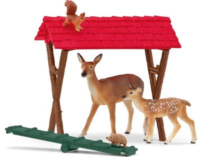 Schleich Krmení lesních zvířat