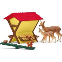 Schleich Krmení lesních zvířat 4