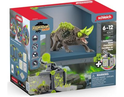 Schleich Aréna BattleCave kamenného chameleona