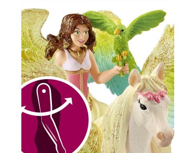 Schleich Surah s třpytivým Pegasem