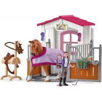 Schleich Mycí stanice pro koně se stájí 3