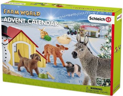 Schleich 97448 Adventní kalendář Domácí zvířata
