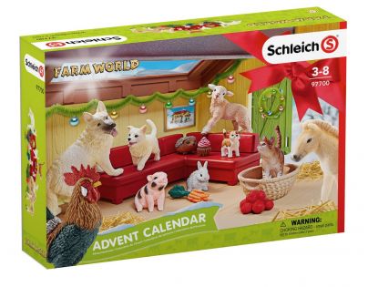 Schleich 97700 Adventní kalendář 2018 Domácí zvířata - Poškozený obal