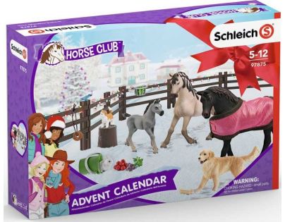 Schleich Adventní kalendář 2019 - Koně - Poškozený obal