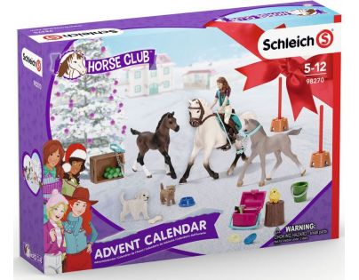 Schleich Adventní kalendář 2021 Koně