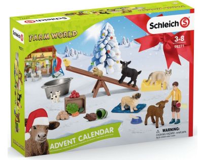 Schleich Adventní kalendář 2021 Domácí zvířata