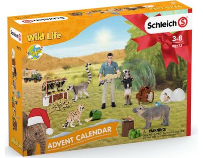 Schleich Adventní kalendář 2021 Africká zvířata