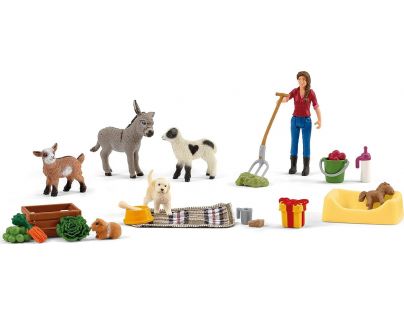 Schleich 98983 Adventní kalendář Domácí zvířata