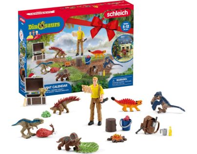Schleich 98984 Adventní kalendář Dinosauři - Poškozený obal