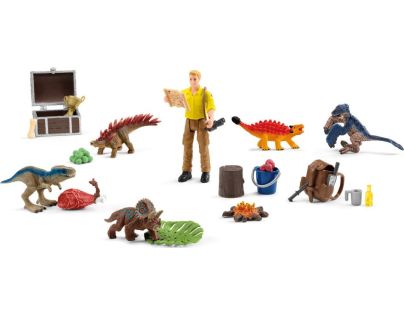 Schleich 98984 Adventní kalendář Dinosauři - Poškozený obal