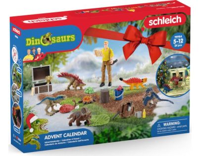 Schleich 98984 Adventní kalendář Dinosauři - Poškozený obal
