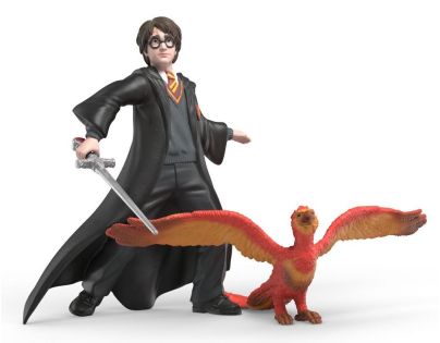 Schleich Harry Potter -Harry & Fawkes s mečem