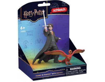 Schleich Harry Potter -Harry & Fawkes s mečem