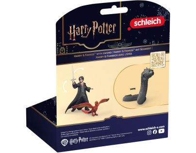Schleich Harry Potter -Harry & Fawkes s mečem