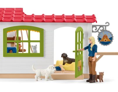 Schleich 42607 Hotel pro domácí mazlíčky