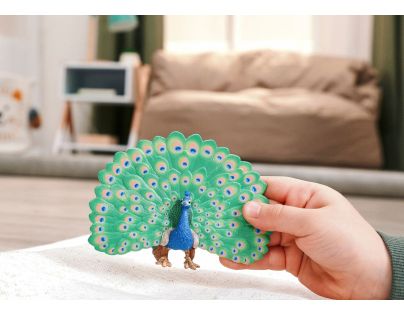 Schleich Zvířátko - páv