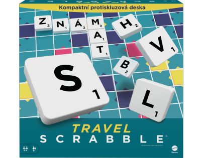 Mattel Scrabble cestovní CZ - Poškozený obal