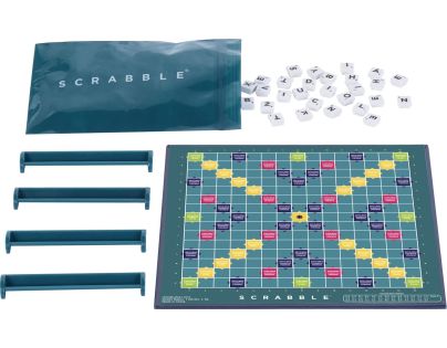 Mattel Scrabble cestovní CZ - Poškozený obal