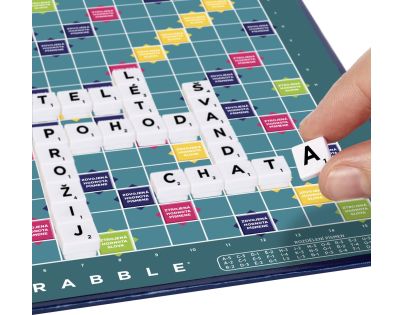 Mattel Scrabble cestovní CZ - Poškozený obal